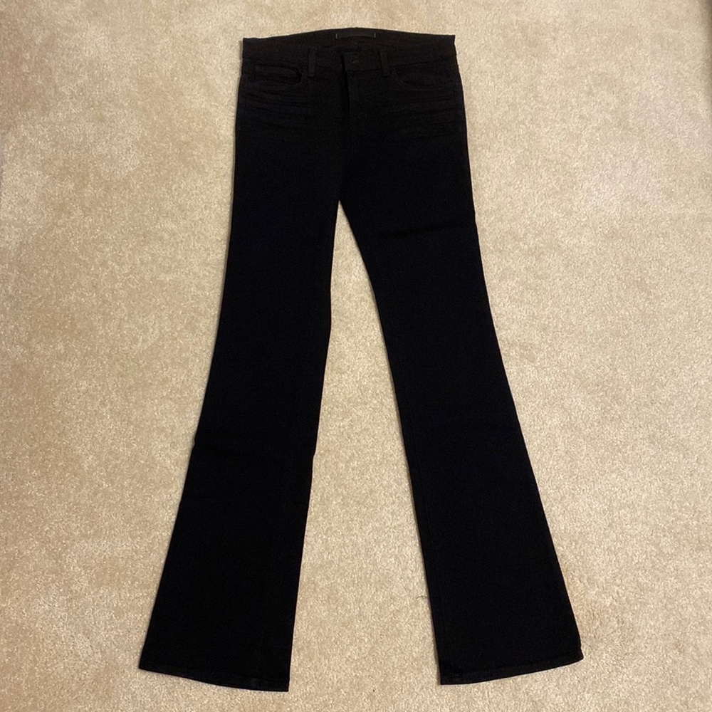 J Brand Black Flare Jeans
